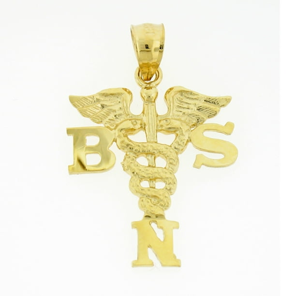19 mm Jewels Obsession 14K Yellow Gold Umbrella Pendant